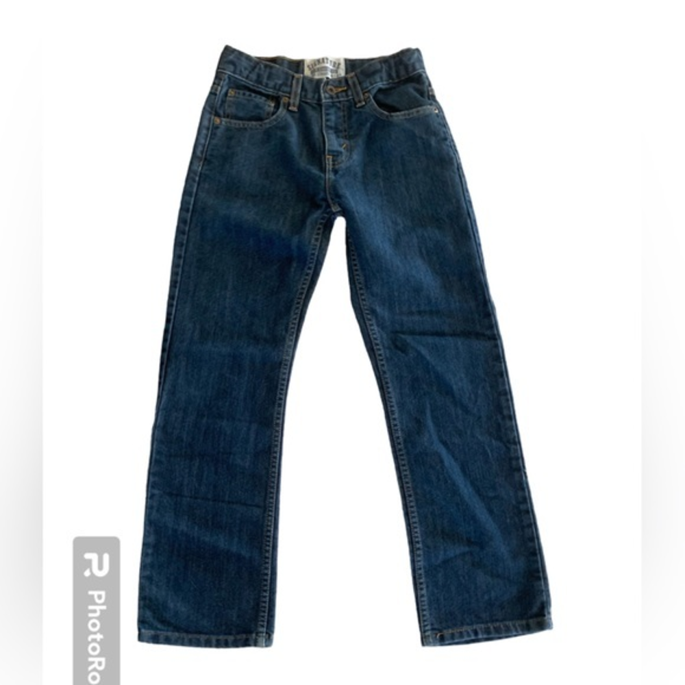 Signature by Levi Strauss Boys Slim Straight Jeans Medium Wash Size 12 Regular